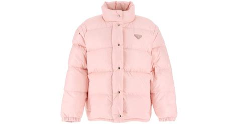 prada puffer coat pink|prada sleeveless puffer jacket.